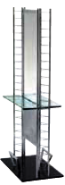 Pibbs - E Z System Island Styling Station - Glass Shelves