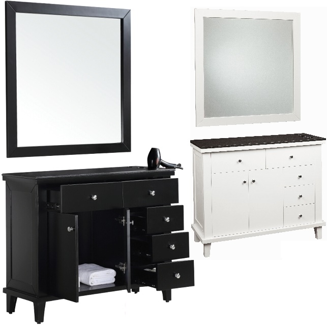 Savvy Benjamin Shaker Styling Station W Mirror Sav 402