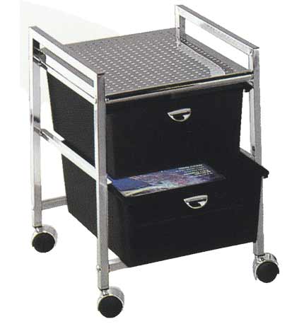 Pibbs - 2-Drawer Cart Metal Frame