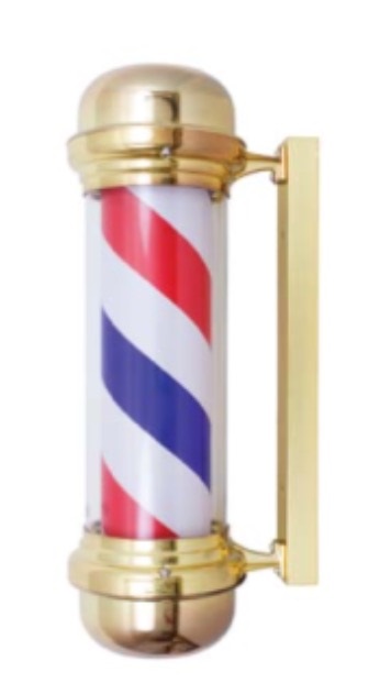 Samson - Barber Pole Gold 9" x 28"